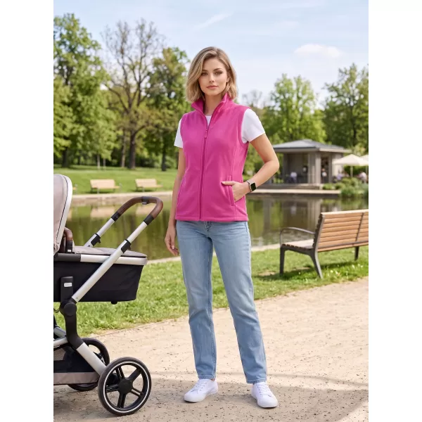  Unisex prsluk od flisa ALTISPORT NoPrint NP/ALU815 FUKSIJA CRVENA 
