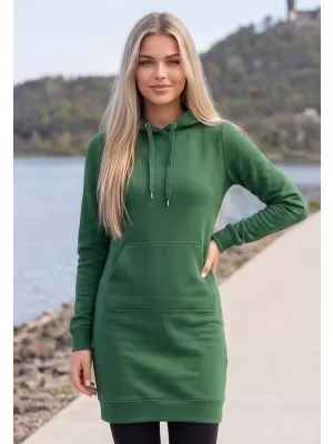 Ženska produžena majica ALTISPORT NoPrint NP/ALW914 TAMNOZELENE BOJE