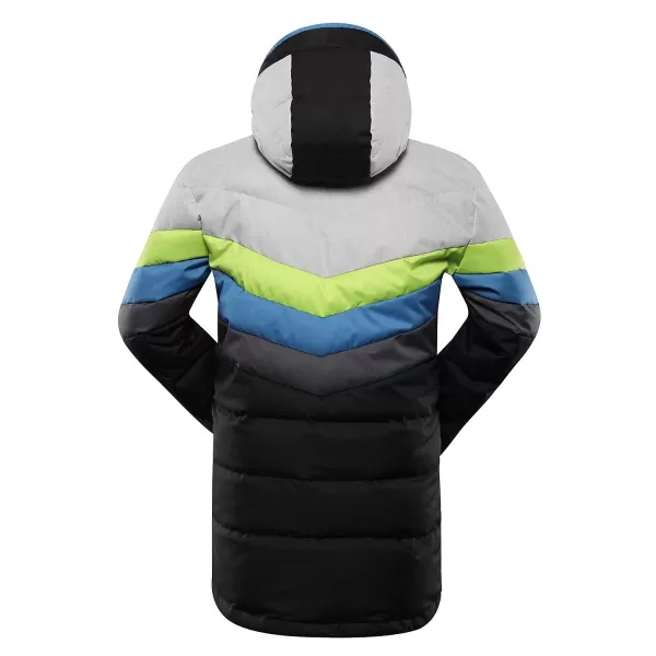  Muška jakna od pera ALPINE PRO FEEDR MJCB638 CRNI 