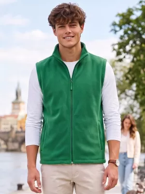 Unisex prsluk od flisa ALTISPORT NoPrint NP/ALU815 SREDNJE ZELENA