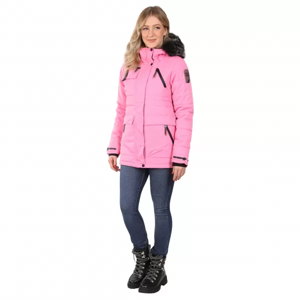  Ženska jakna ALPINE PRO WERDA LJCD644 RUŽIČASTI 