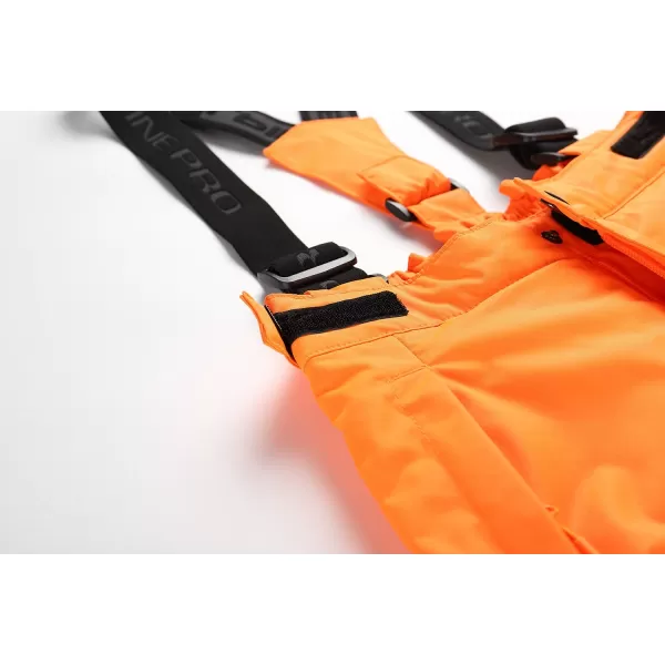  Dječje skijaške hlače ALPINE PRO EDESO KPAD361 NEON NARANČASTA 