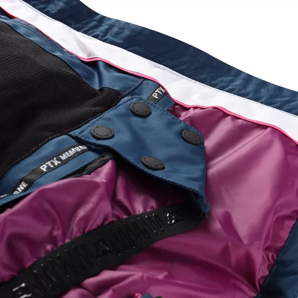  Ženska jakna od pera ALPINE PRO FEEDRA LJCB604 PLAVI 