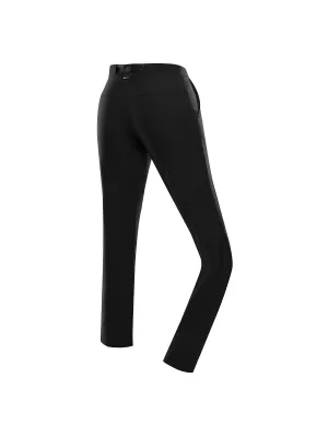 Ženske meke hlače ALPINE PRO CORBA LPAD663 CRNI