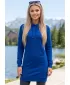 Ženska produžena majica ALTISPORT NoPrint NP/ALW914 KRALJEVSKO PLAVA