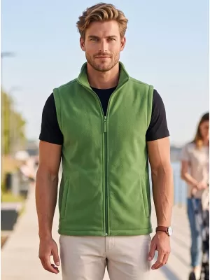 Unisex prsluk od flisa ALTISPORT NoPrint NP/ALU815 TRAVA ZELENA