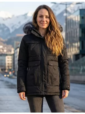 Ženska jakna ALPINE PRO EGYPA LJCB592 CRNI