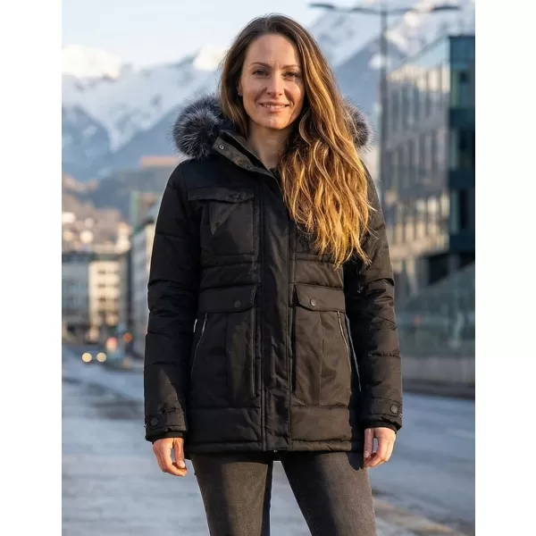  Ženska jakna ALPINE PRO EGYPA LJCB592 CRNI 