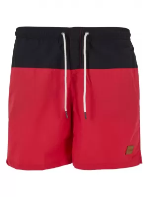 Kratke hlače URBAN CLASSICS TB1026 CRNA/CRVENA