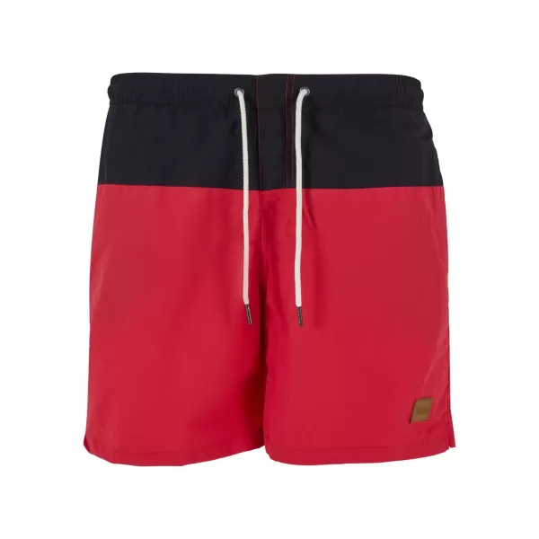  Kratke hlače URBAN CLASSICS TB1026 CRNA/CRVENA 