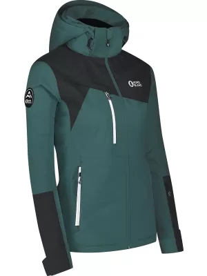 Ženska skijaška jakna NORDBLANC FROZEN NBWJL8125 TAMNO ZELENA