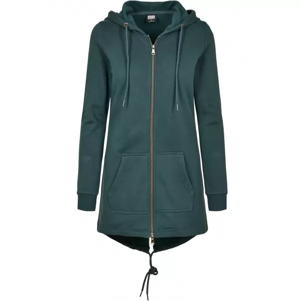  Ženski sweatshirt URBAN CLASSICS TB1075 TAMNOZELENE BOJE 