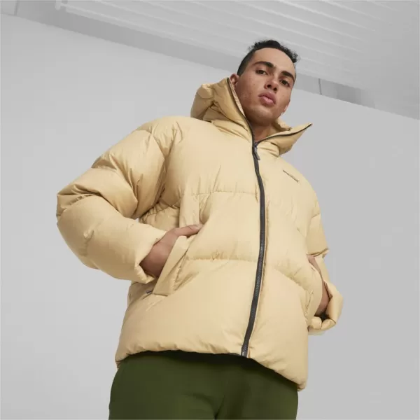  Muška jakna PUMA HOODED ULTRA DOWN PUFFER JACKET BEŽ 