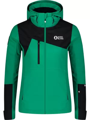 Ženska skijaška jakna NORDBLANC FROZEN NBWJL8125 ZELENA