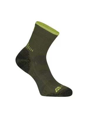 Merino vunene antibakterijske čarape ALPINE PRO KEROWE USCC096 ZELENA