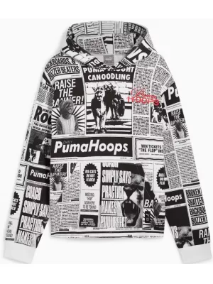 Muški sweatshirt PUMA MEDIA DAY HOODIE CRNA