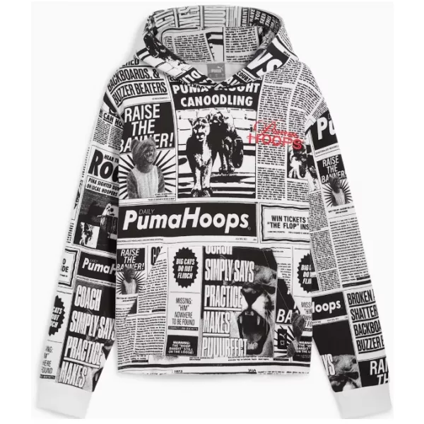  Muški sweatshirt PUMA MEDIA DAY HOODIE CRNA 