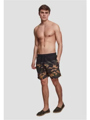 Kratke hlače URBAN CLASSICS TB1026 CRNO/DRVENA CAMO
