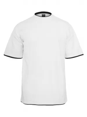 Košulja URBAN CLASSICS TB029A BIJELA/CRNA