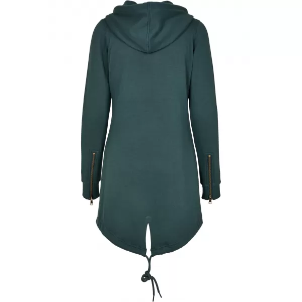  Ženski sweatshirt URBAN CLASSICS TB1075 TAMNOZELENE BOJE 