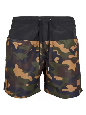 Kratke hlače URBAN CLASSICS TB1026 CRNO/DRVENA CAMO