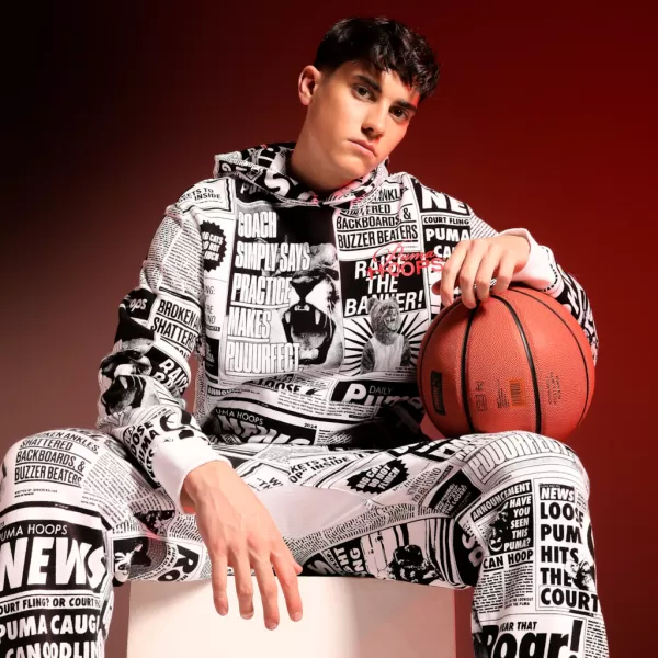  Muški sweatshirt PUMA MEDIA DAY HOODIE CRNA 