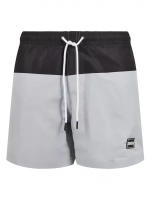 Kratke hlače URBAN CLASSICS TB1026 LAGANI ASFALT/CRNI