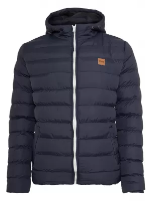 Jakna URBAN CLASSICS TB863 MORNARICA/BIJELA/MORNARICA