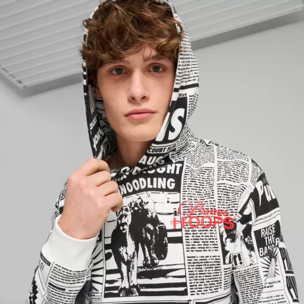  Muški sweatshirt PUMA MEDIA DAY HOODIE CRNA 