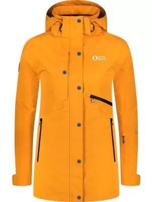 Ženska skijaška jakna NORDBLANC SLEDDING NBWJL8127 NARANČASTA