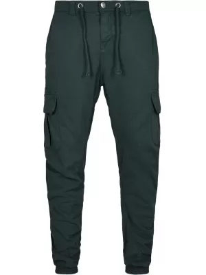 Hlače URBAN CLASSICS TB1268 TAMNOZELENE BOJE