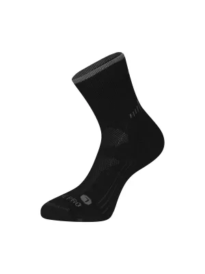 Merino vunene antibakterijske čarape ALPINE PRO KEROWE USCC096 CRNI