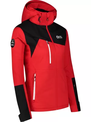 Ženska skijaška jakna NORDBLANC FROZEN NBWJL8125 CRVENA