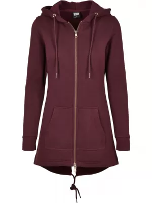 Ženska majica URBAN CLASSICS TB1075 CRNO VINO