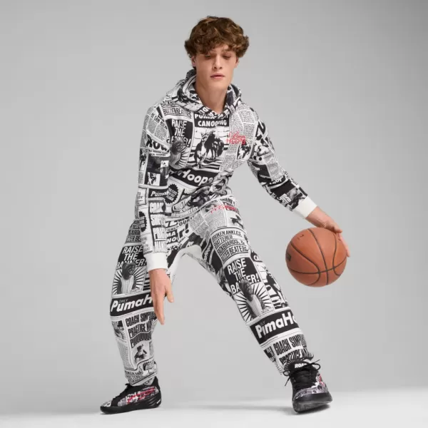  Muški sweatshirt PUMA MEDIA DAY HOODIE CRNA 
