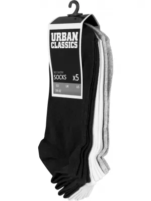 Čarape URBAN CLASSICS TB1470 CRNO/BIJELO/SIVO