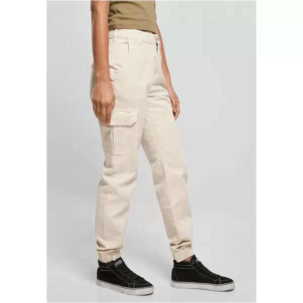  Ladijske hlače URBAN CLASSICS TB3048 BIJELI/PIJESAK 