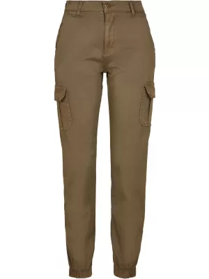 Ladijske hlače URBAN CLASSICS TB3048 MASLINA