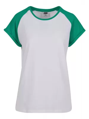 Košulja URBAN CLASSICS TB1913 BIJELA/PAPRATI ZELENA