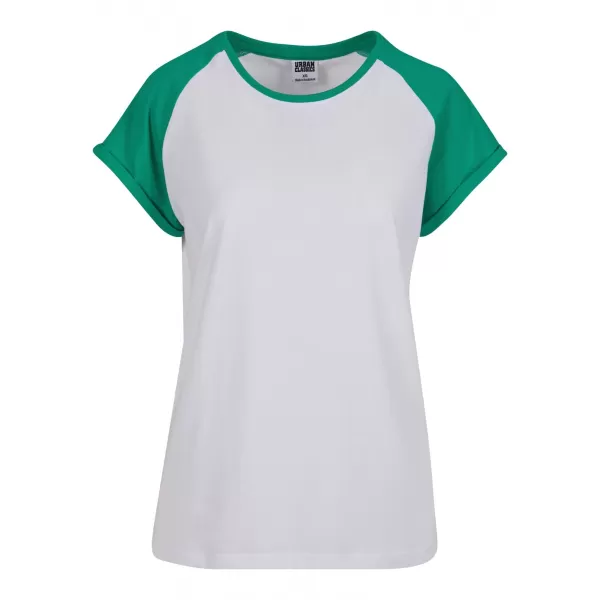  Košulja URBAN CLASSICS TB1913 BIJELA/PAPRATI ZELENA 