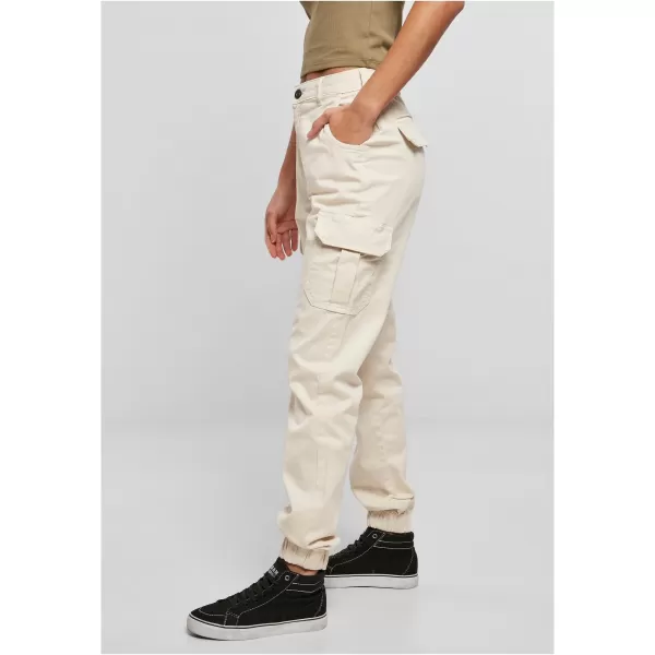  Ladijske hlače URBAN CLASSICS TB3048 BIJELI/PIJESAK 