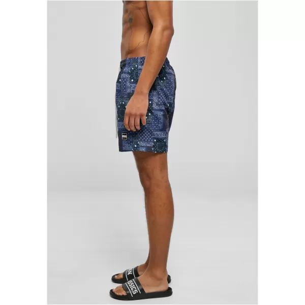  Kratke hlače URBAN CLASSICS TB2679 MORNARSKA BANDANA AOP 