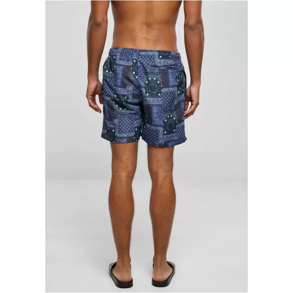  Kratke hlače URBAN CLASSICS TB2679 MORNARSKA BANDANA AOP 