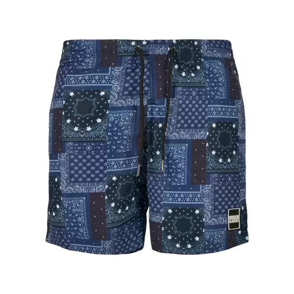  Kratke hlače URBAN CLASSICS TB2679 MORNARSKA BANDANA AOP 