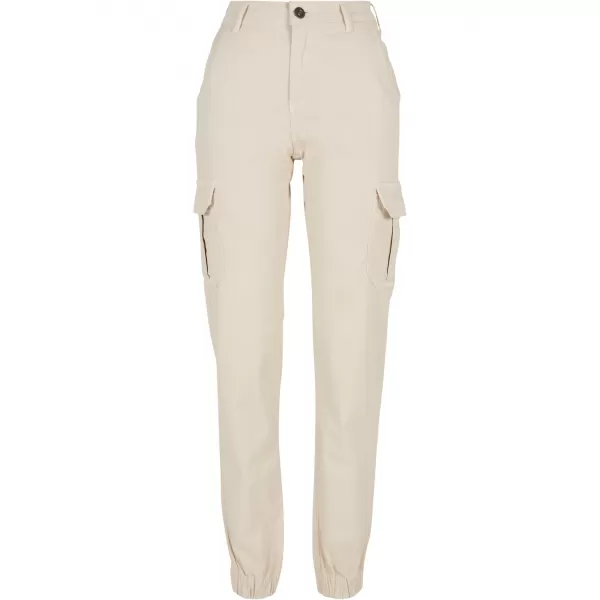  Ladijske hlače URBAN CLASSICS TB3048 BIJELI/PIJESAK 