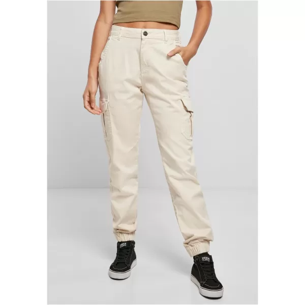  Ladijske hlače URBAN CLASSICS TB3048 BIJELI/PIJESAK 