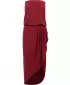 Haljina URBAN CLASSICS TB1508 BURGUNDIJSKI