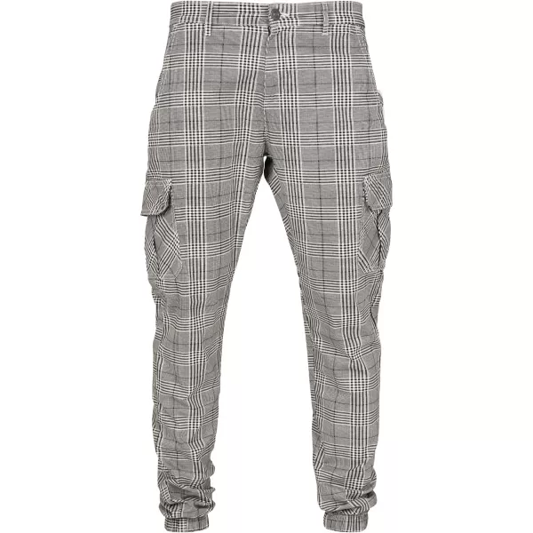  Hlače URBAN CLASSICS TB3138 BIJELA/CRNA 