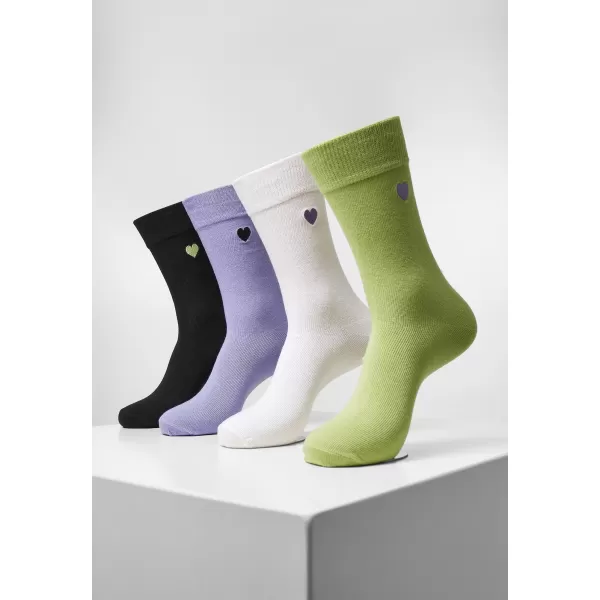  Čarape URBAN CLASSICS TB4242 CRNI/LILAC/LIMETA/BIJELA 