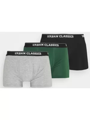 Bokser URBAN CLASSICS TB3708 SIVO/TAMNOZELENA/CRNA